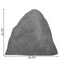 Decorative Outdoor Weather-Resistant Artistic Artificial Faux Stone Rock, Garden Patio Granite Grey Fiberglass Stone